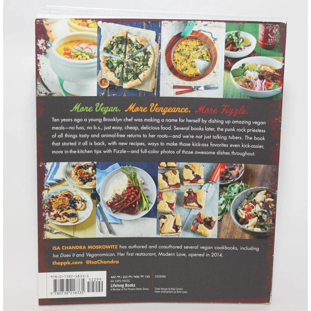 VEGAN WITH A VENGEANCE 10th Ann. Edition Isa Chandra Moskowitz Over 150 Recipes